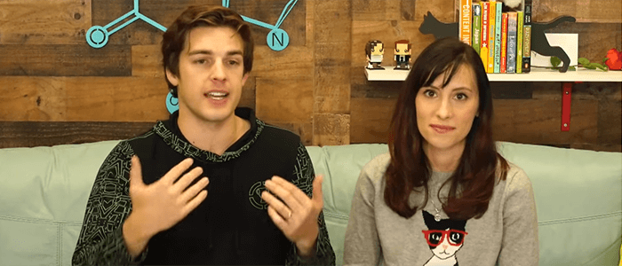 MatPat and Stephanie Patrick of the Game Theorists