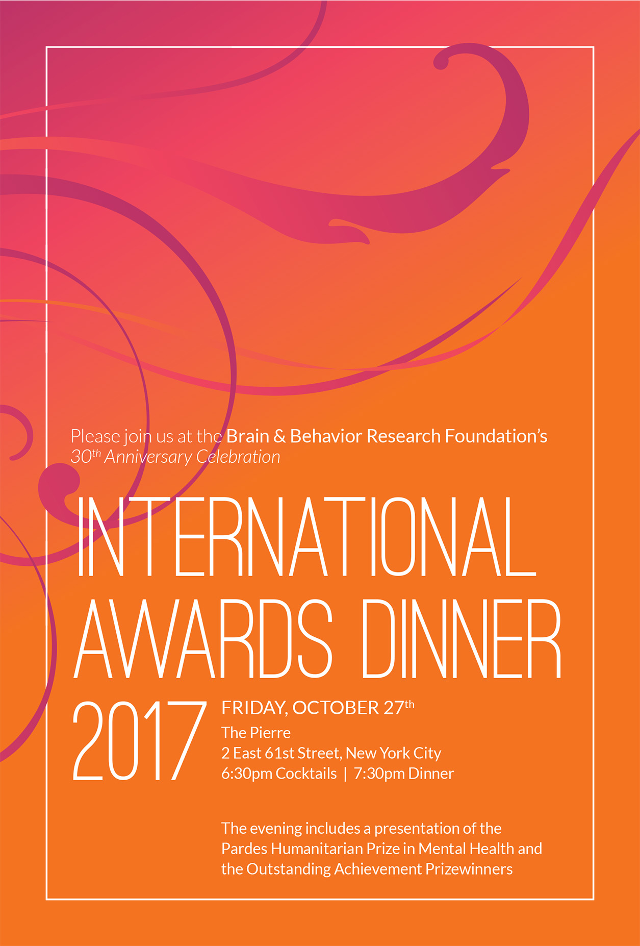 International Awards Dinner 2017
