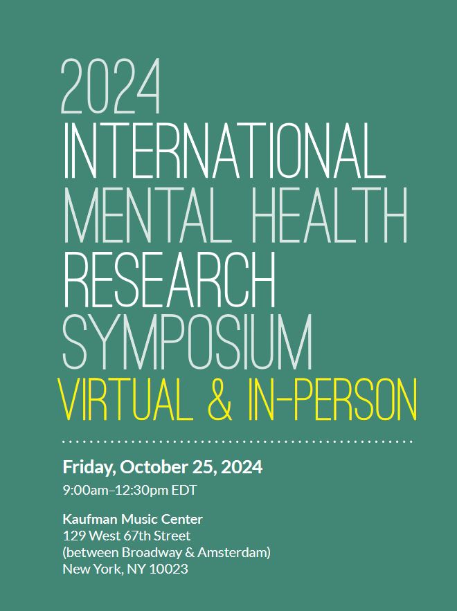 2024 International Mental Health Research Symposium
