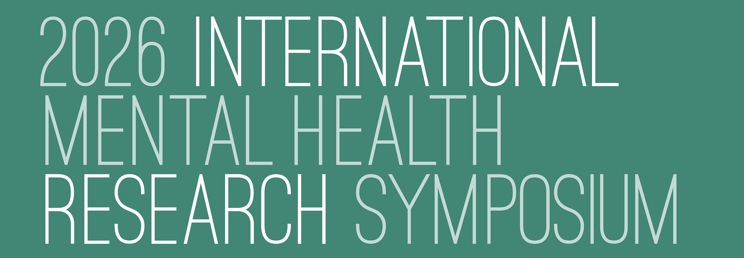 International Mental Health Research Symposium
